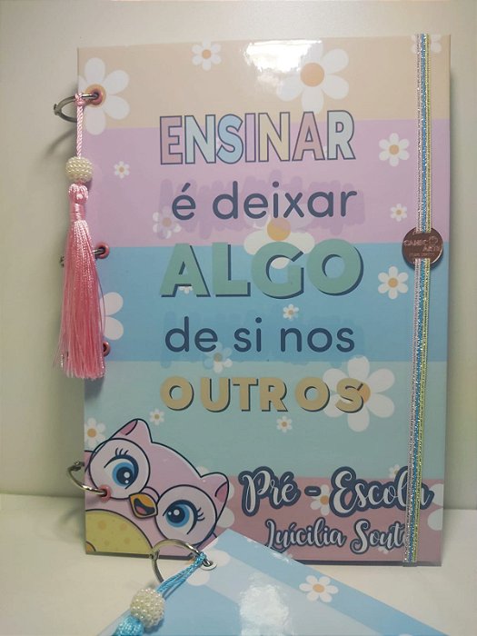 Caderno Argolado Série Professores