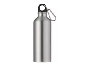 SQUEZZE ADVENTURE C/ MOSQUETÃO (Personalizada) 500ML ALUMINIO PRATA