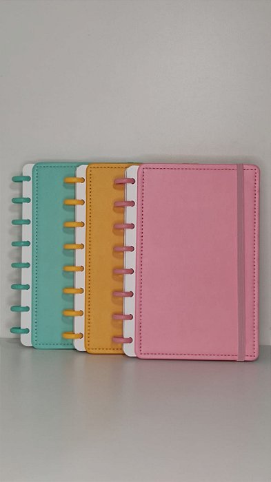Caderno Inteligente de Disco Collors - Capa Dura 80 Folhas (A5)