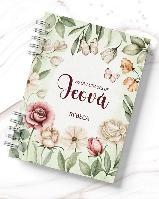 Caderno de Estudo Pessoal - As Qualidades de Jeová! (FEMININO)