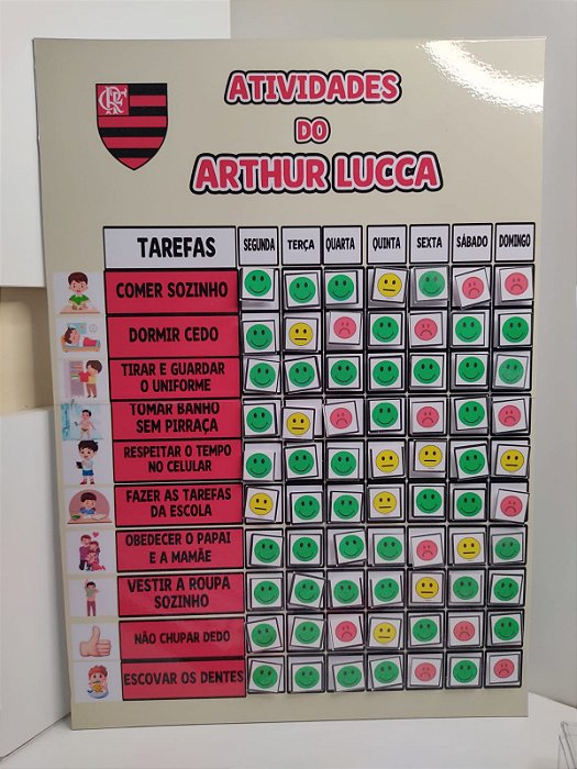 Quadro de Incentivos + Quadro de Rotinas (Crianças Atípicas)