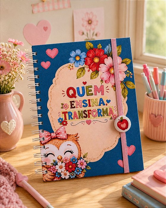 Caderno A5 Especial Dia dos Professores