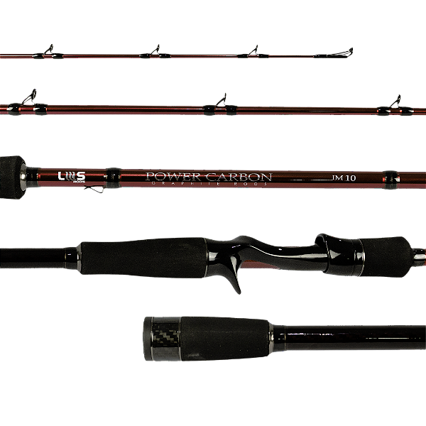 Vara Power Carbon 2,10 duas partes 30/60lbs Vinho