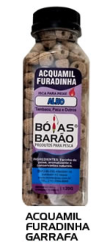 RAÇÃO AQUAMIL FURADINHA BARÃO - ALHO