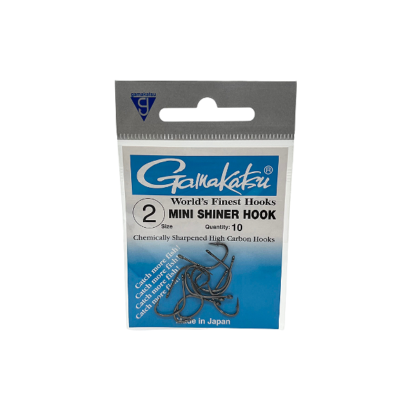 Anzol Gamakatsu Mini Shiner (Tamanhos a escolher)