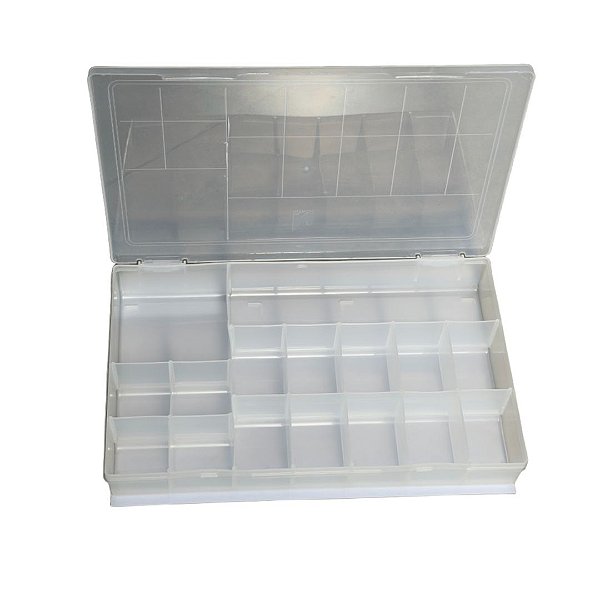 Estojo Organizador Médio Transparente