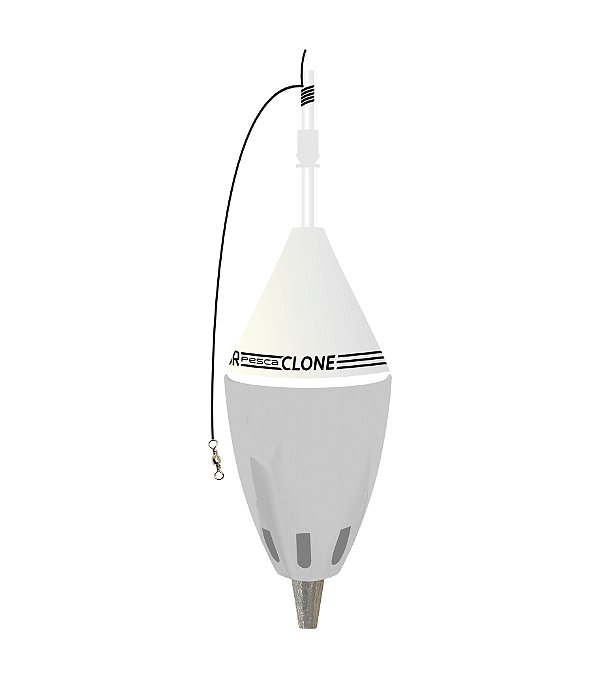 Boia Cevadeira Clone JR Pesca 64g Copo Branco