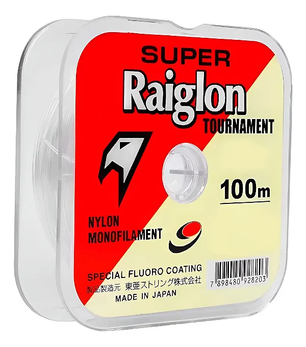 Linha Super Raiglon Tournament Transparente 100 Metros