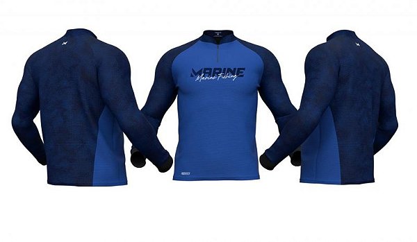 Camisa Marine Sports Explorer sem Capuz Azul