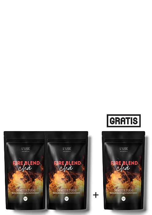 FIRE BLEND CHÁ - COMPRE 2 LEVE 3