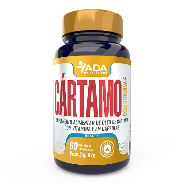 Óleo de Cártamo + Vitamina E - 60 Cápsulas 1000mg