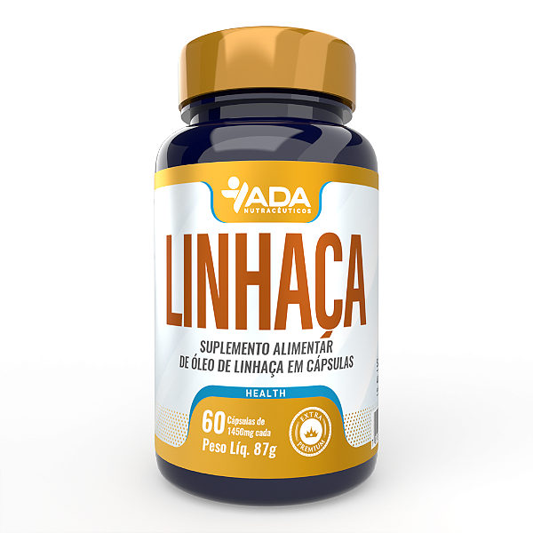 Óleo de Linhaça - 60 Cápsulas 1450mg