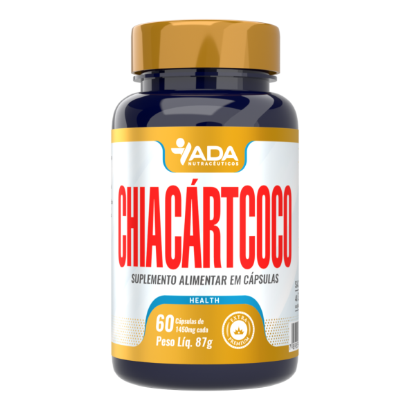 Chia Cart Coco  - Chia + Cártamo + Coco - 60 Cápsulas 1000mg