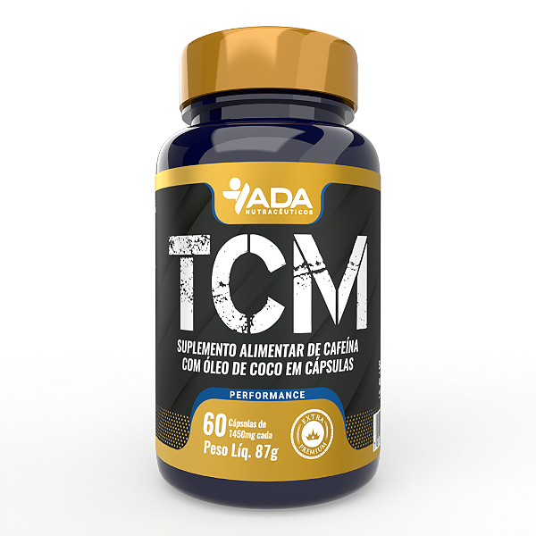 TCM - Óleo de Coco + Cafeína - 60 Cápsulas 1000mg