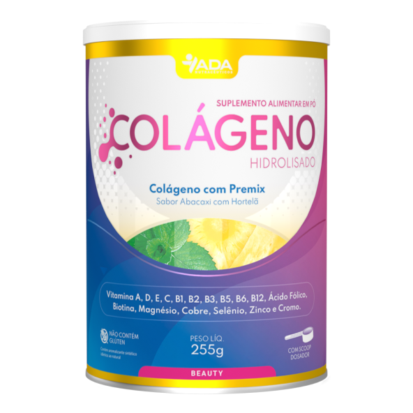 Colágeno Hidrolisado - 255G Abacaxi com Hortelã