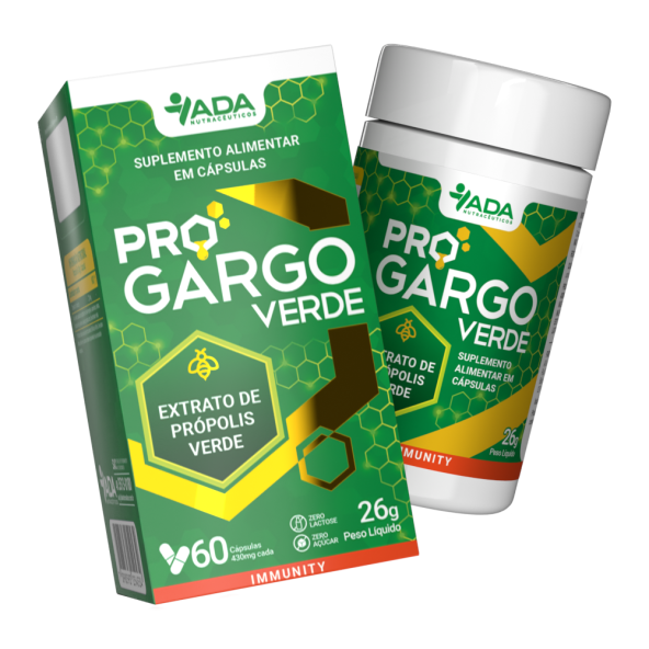 Progargo Verde - Extrato de Própolis Verde - 60 Cápsulas