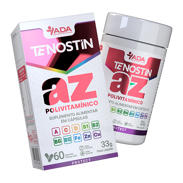 Tenostin A-Z - Polivitamínico - 60 Cápsulas 550mg