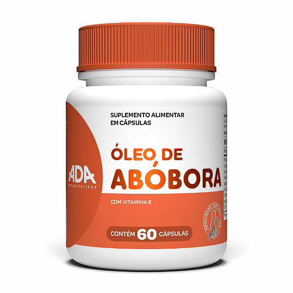 Óleo de Semente de Abóbora + Vitamina E - 60 Cápsulas 1400mg
