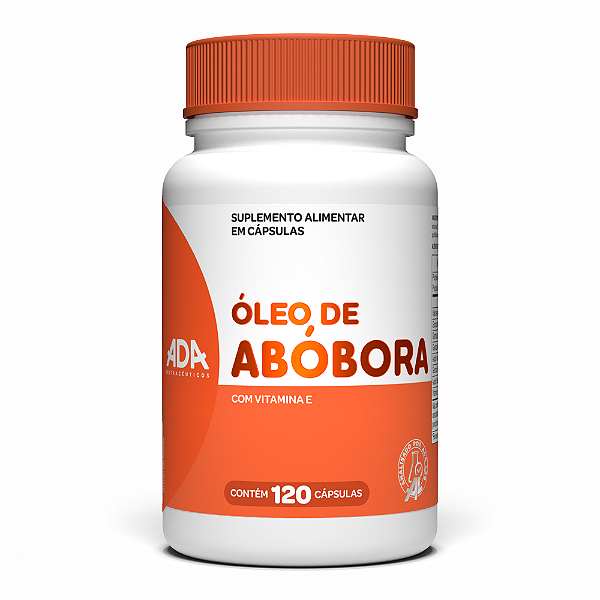 Óleo de Semente de Abóbora + Vitamina E - 120 Cápsulas 1400mg