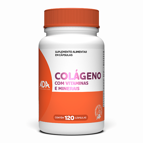 Colágeno + Vitaminas e Minerais - 120 Cápsulas 600mg
