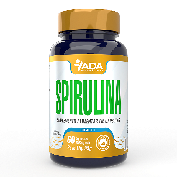 Spirulina - 60 Cápsulas 650mg