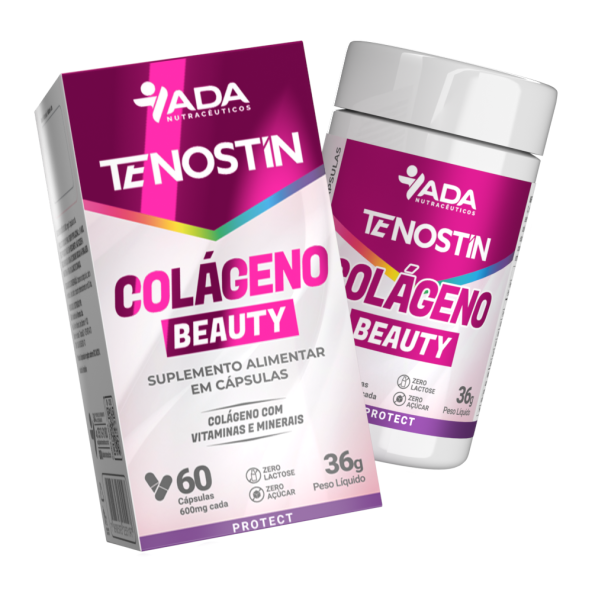 Tenostin Colágeno Beauty - Vitaminas + Minerais - 60 Cápsulas 600mg