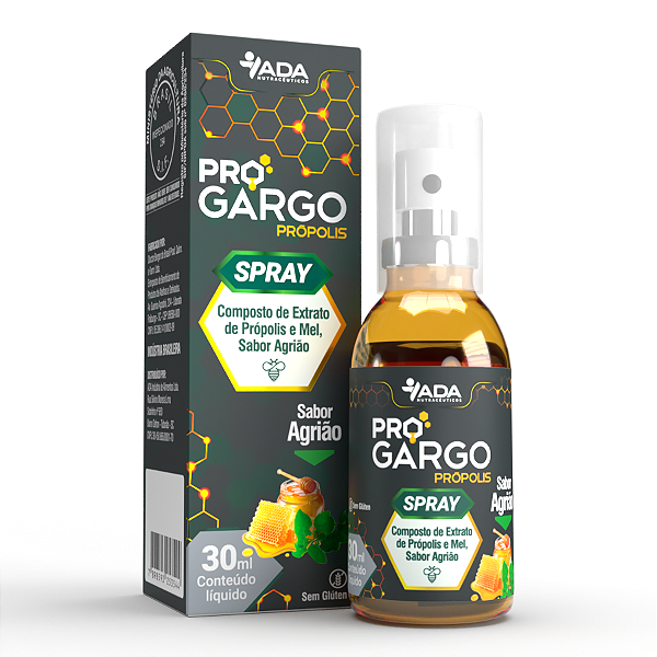 Progargo - Extrato de Própolis e Mel - Spray 30ml Agrião