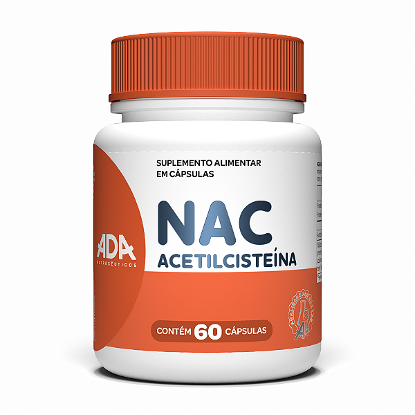 Acetilcisteína - 60 Cápsulas - NAC