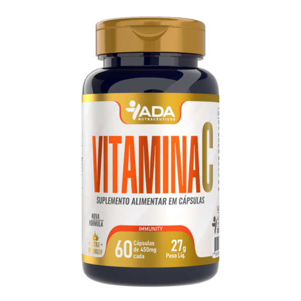 Vitamina C 60 Cápsulas 450mg Ada Nutracêuticos