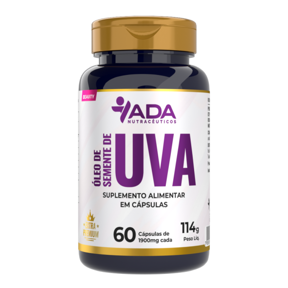 Óleo de Semente de Uva - 60 Cápsulas 1900mg
