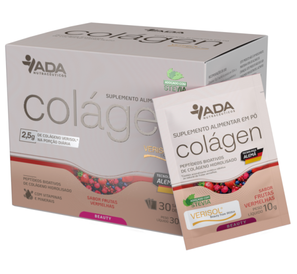 Colagen Verisol - Colágeno - 30 Sachês 10g Frutas Vermelhas