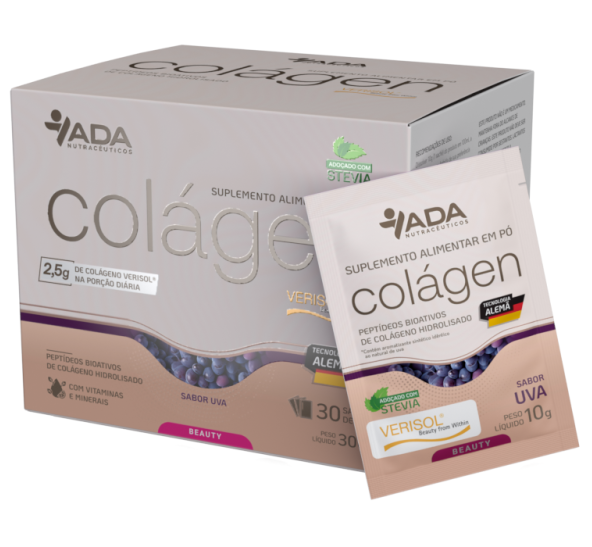 Colagen Verisol - Colágeno - 30 Sachês 10g Uva