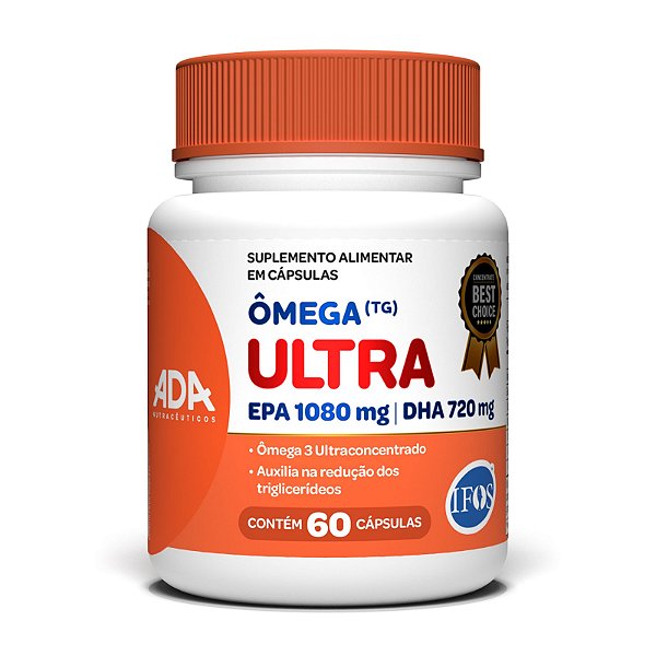 Ômega 3 Ultra Best IFOS - 36 EPA - 24 DHA - 60 Cápsulas 1400mg