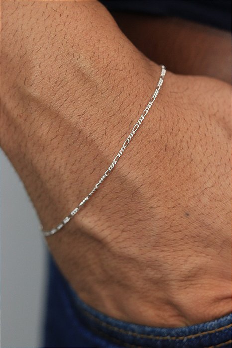 Pulseira Masculina 3x1 Diamantada
