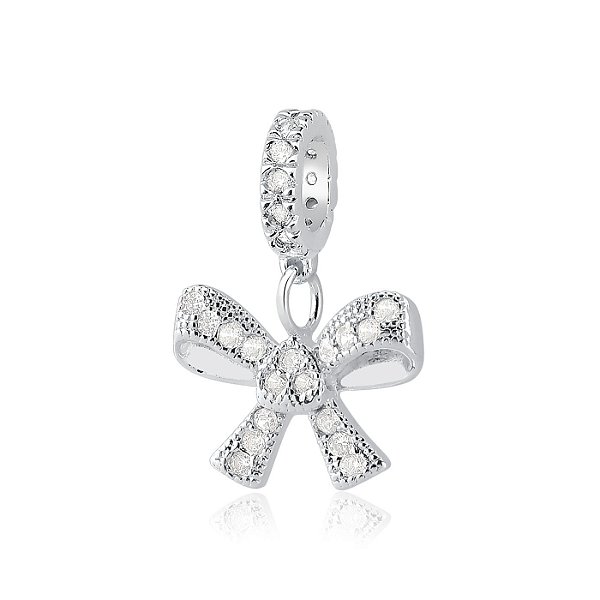 Berloque Laço Cravejado