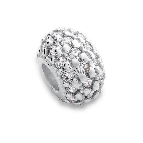 Berloque Separador Luxo Cravejado