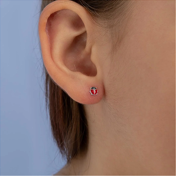 Brinco Infantil Mini Joaninha