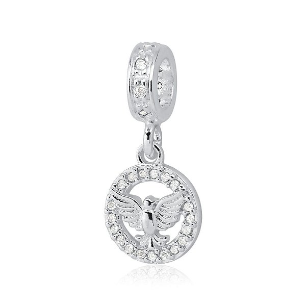 Berloque Divino Espírito Santo Cravejado