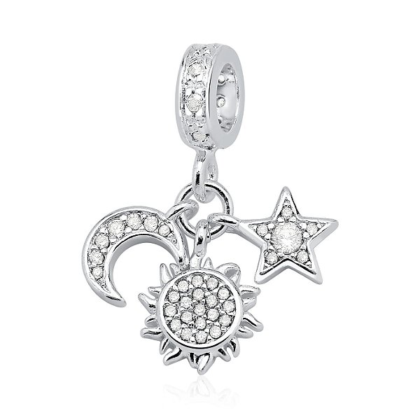 Berloque Sol, Lua e Estrela