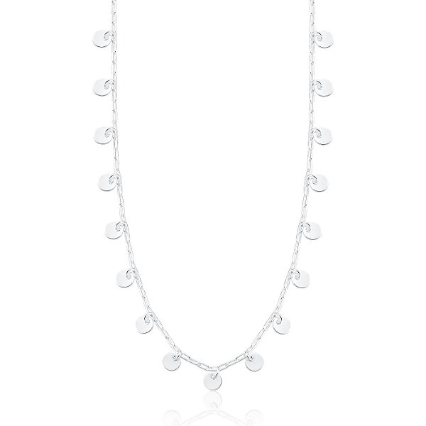 Colar Chocker Mini Medalhas