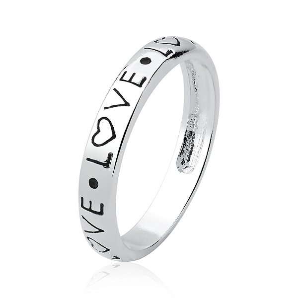 Anel Aliança Love
