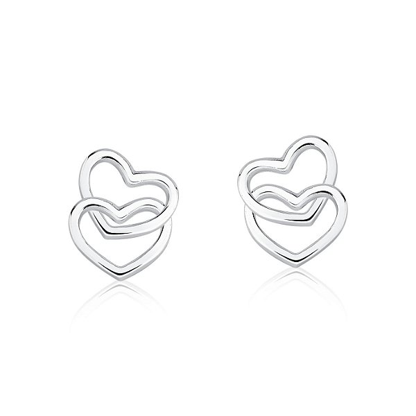 Brinco Dois Corações