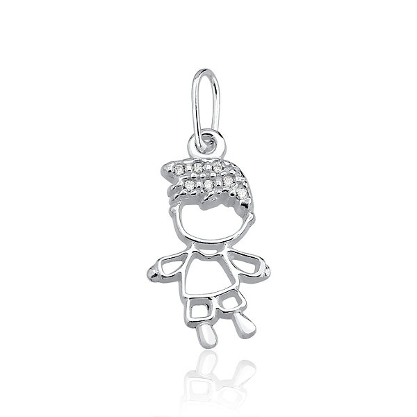 Pingente Menino Topete