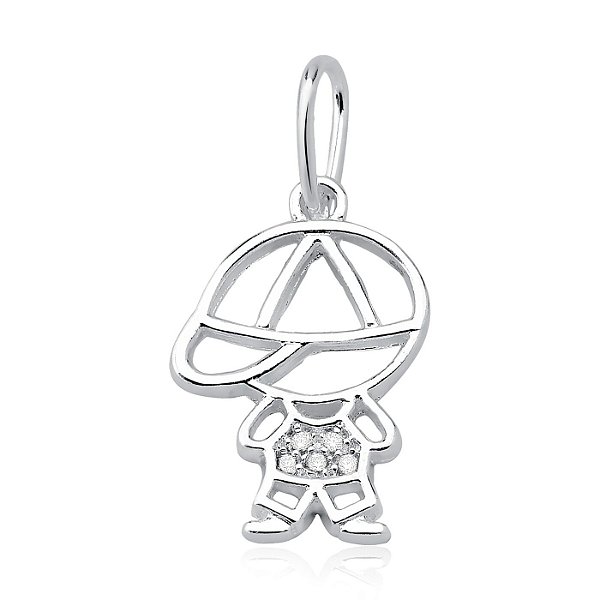 Pingente Menino Boné