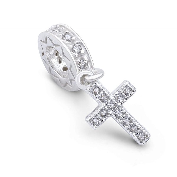 Berloque Cruz Cravejada