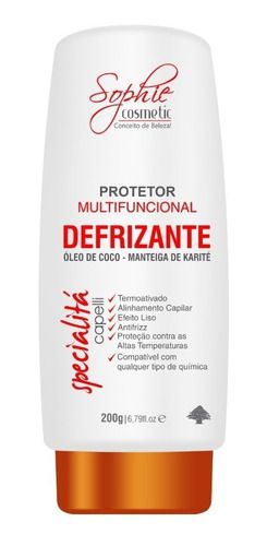 Protetor Multifuncional Defrizante Specialitá Capelli Sophie