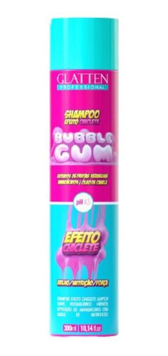 Shampoo Efeito Chiclete Bubble Gum Cabelos 300ml - Glatten
