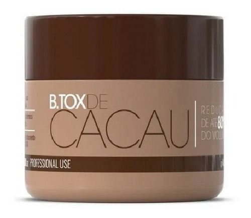 Botox De Cacau 250G Redução De Volume Capilar - Glatten