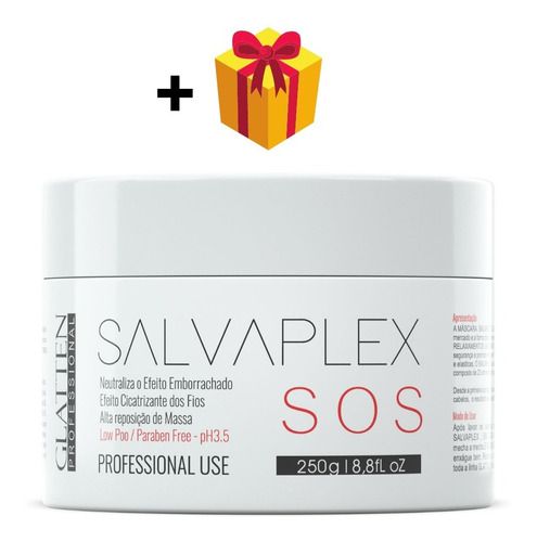 Máscara Salvaplex Sos 250G - Glatten