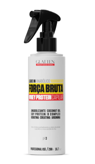 Leave in Anabólico Força Bruta 200ML - Glatten